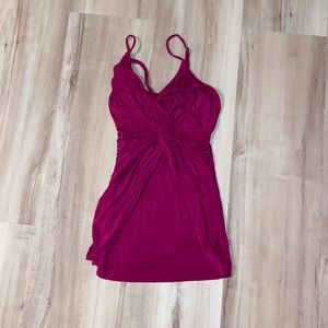 Buffalo Magenta Twisted Tank